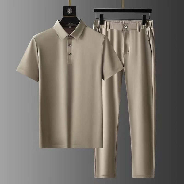 VM – Elegante Co-ord Set met Polo en Broek voor Heren