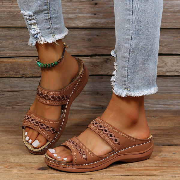 VM – Dames orthopedische sandalen met ergonomisch voetbed