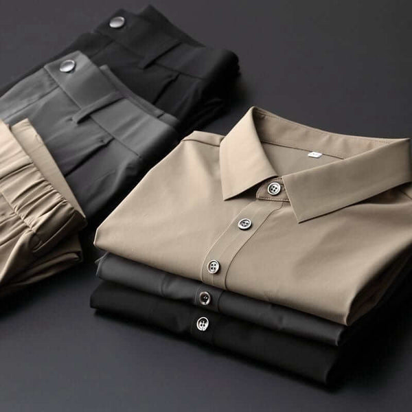 VM – Elegante Co-ord Set met Polo en Broek voor Heren