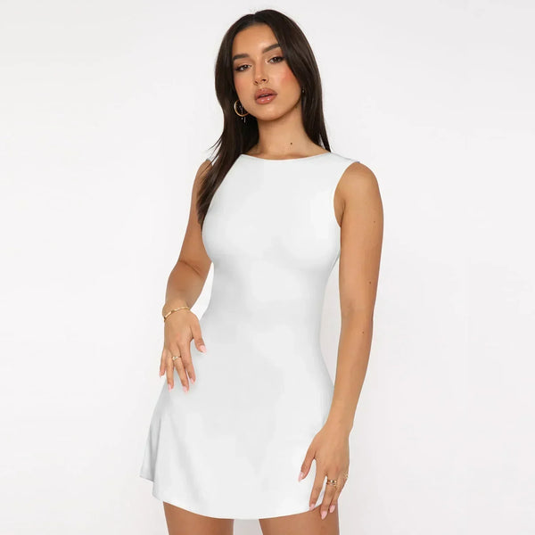 VM – Elegante Mini Jurk met A-lijn Silhouet