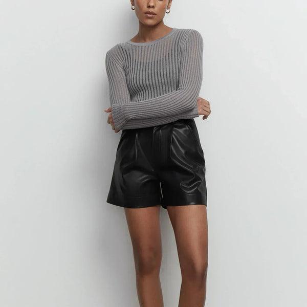 VM – Transparante Longsleeve met Streeppatroon