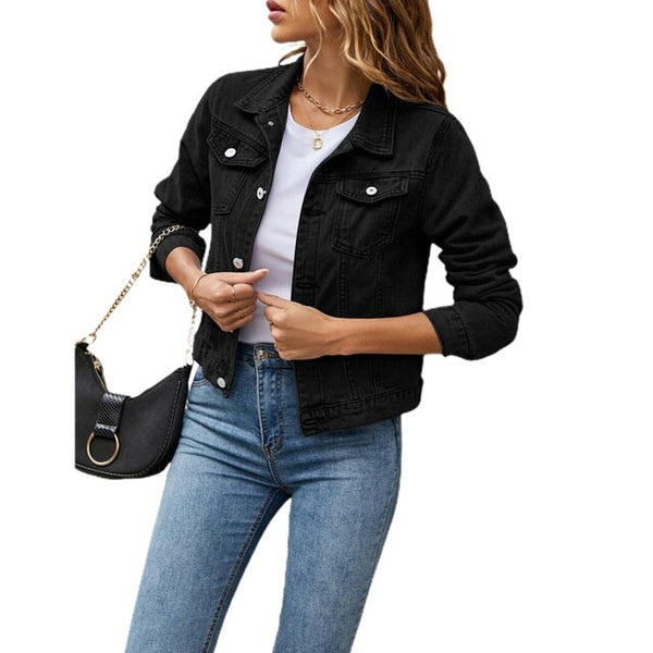 VM – Denim Jacket Dames – Stijlvol & Veelzijdig Voor Elke Gelegenheid