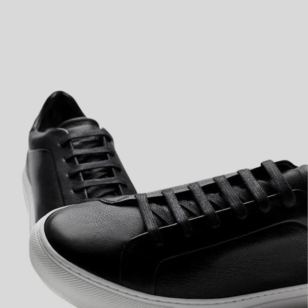 VM – Leren Oxford Sneakers voor Heren – Zwart