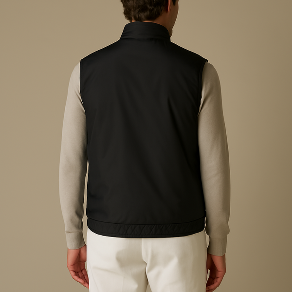VM – Omkeerbare Bodywarmer Zwart/Grijs