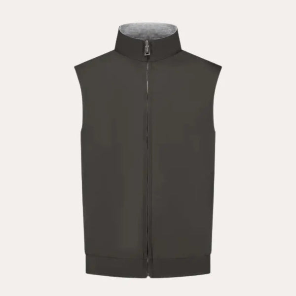 VM – Omkeerbare Bodywarmer Zwart/Grijs