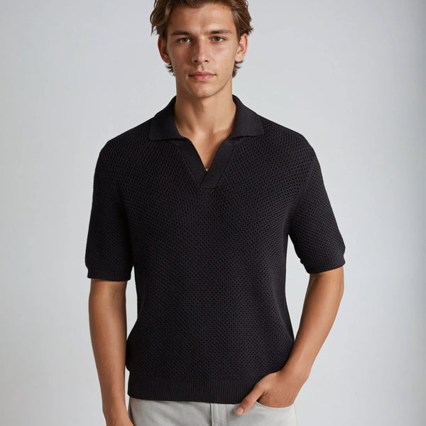 VM – Crochet Polo Zwart