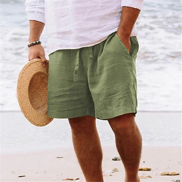 VM – Linnen Heren Short met Comfortabele Pasvorm