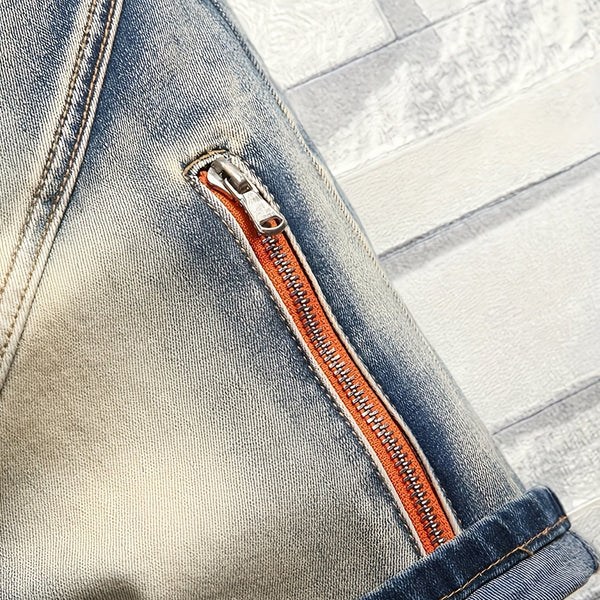 VM – Denim Korte Broek voor Heren – Blauw