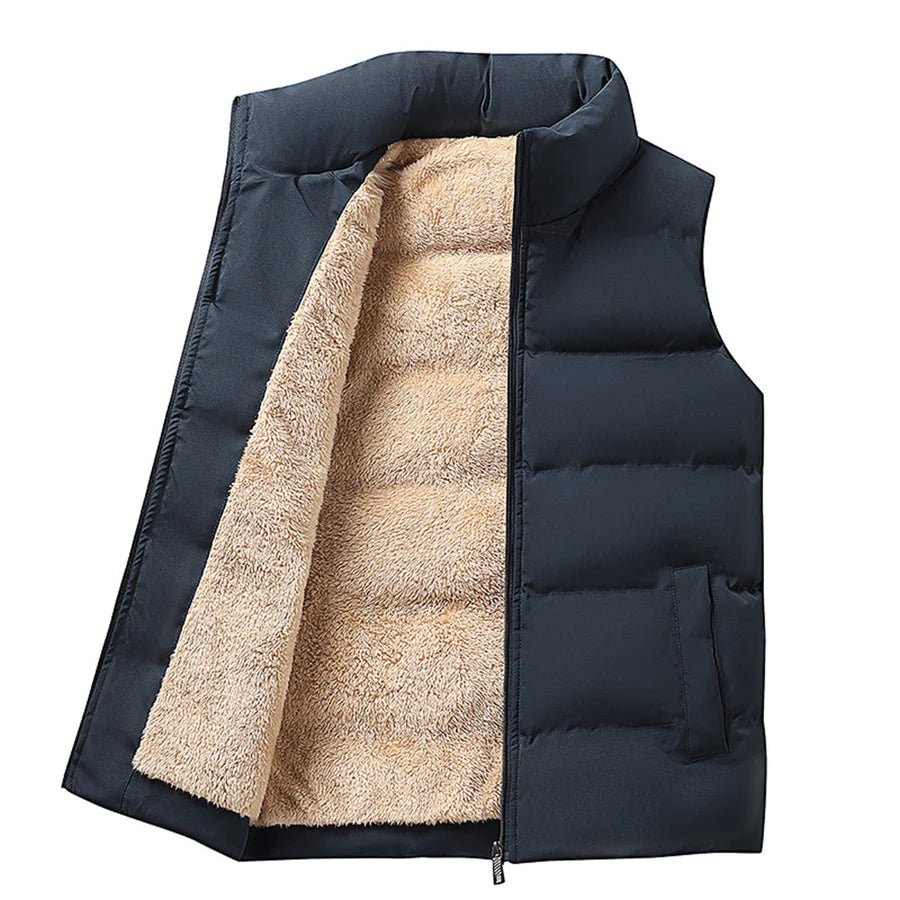VM – Dubbelzijdige Bodywarmer met Lamswol Look