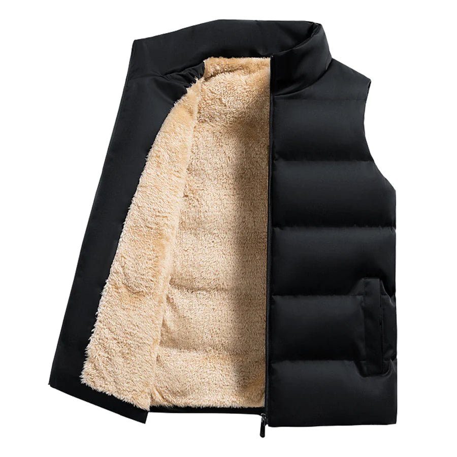 VM – Dubbelzijdige Bodywarmer met Lamswol Look