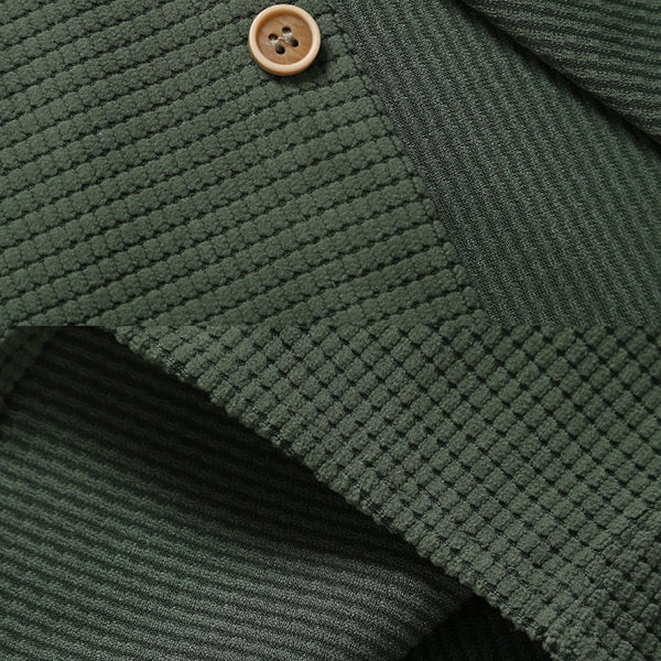 VM – Olijfgroen Wafel Shirt